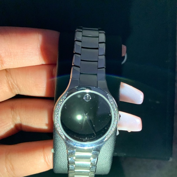 Authentic Movado Women’s Watch With Diamonds - Picture 3 of 8